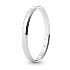 Alianza de boda CONFORT oro blanco 2.5 mm (5B25566)
