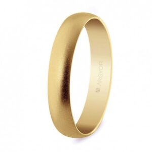 Alianza de boda oro acabado arena 4mm (50405M)