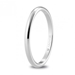 Alianza de oro blanco fina 1,8 mm (5B18529)