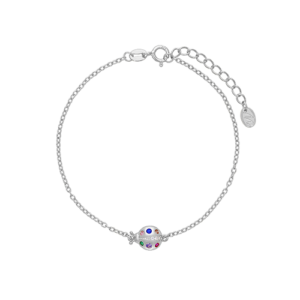 Pulsera Mariquita Circonitas Plata 1ª Ley - D02403/AL