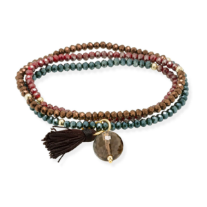 Pulsera Zen Multicolor con Piedra Natural - Marina García Joyas