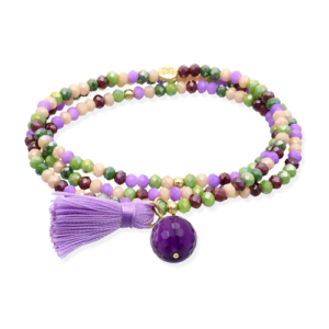 Pulsera Zen Provenza con Piedra Natural - Marina García Joyas