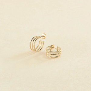 Pendientes Aros Maat Dorado - Agatha París María Pombo