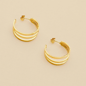 Pendientes Aro Maat Dorado - Agatha París María Pombo