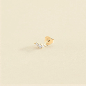 Piercing Mini Croissan Dorado Plata 1ª Ley - Agatha París