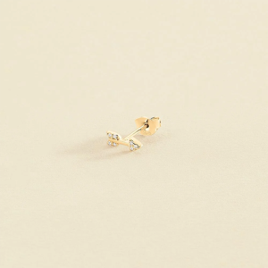 Piercing Mini Flechita Dorado Pata 1ª Ley - Agatha París