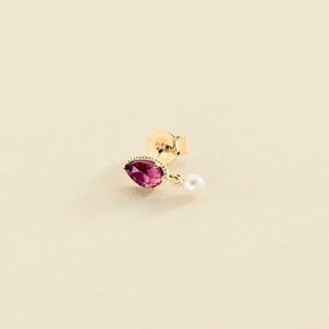 Piercing Mini Precieux Violeta Plata 1ª Ley - Agatha Paris