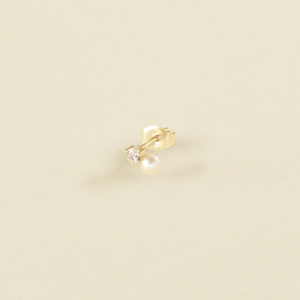 Piercing Mini Mix & Match Perla Dorado Plata 1ª Ley - Agatha París