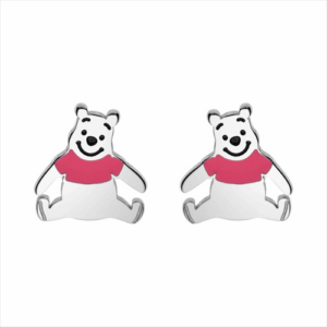 Pendientes Winnie The Pooh Acero Plateado - Disney