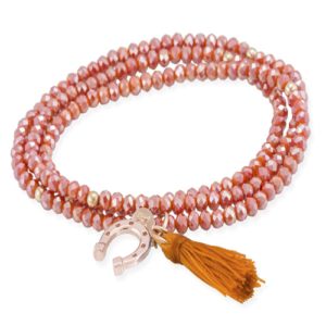 Pulsera Zen Coral en Plata Rosa - Marina García Joyas